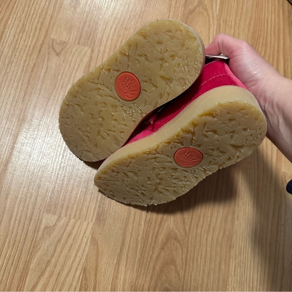 Clarks x Zara hot pink kids fur boots size 31 US kids 13-13.5 - Picture 5 of 8